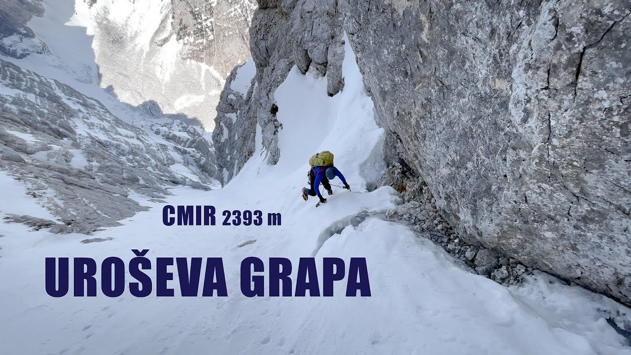 Uro&scaron;eva grapa, Cmir (2393 m), severna stena