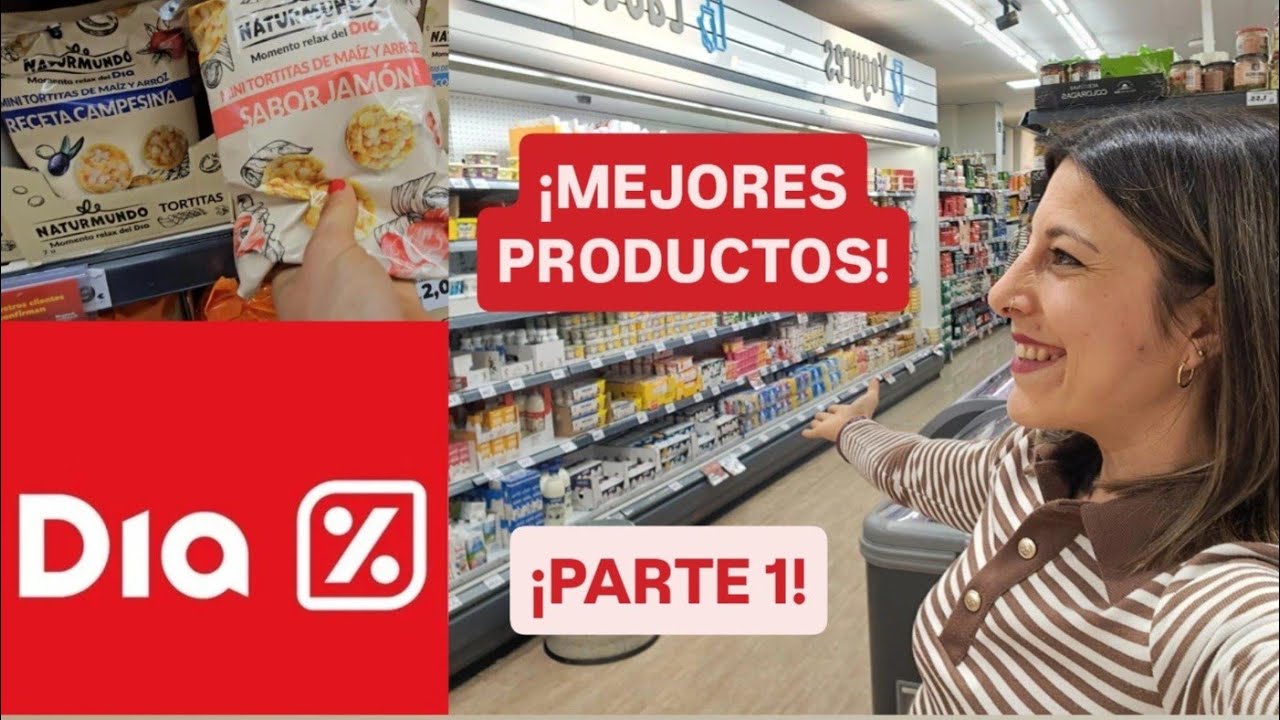 MEJORES PRODUCTOS DE SUPERMERCADOS DIA😋🛒PARTE 1🍽️Ideas de recetas saludables y rápidas