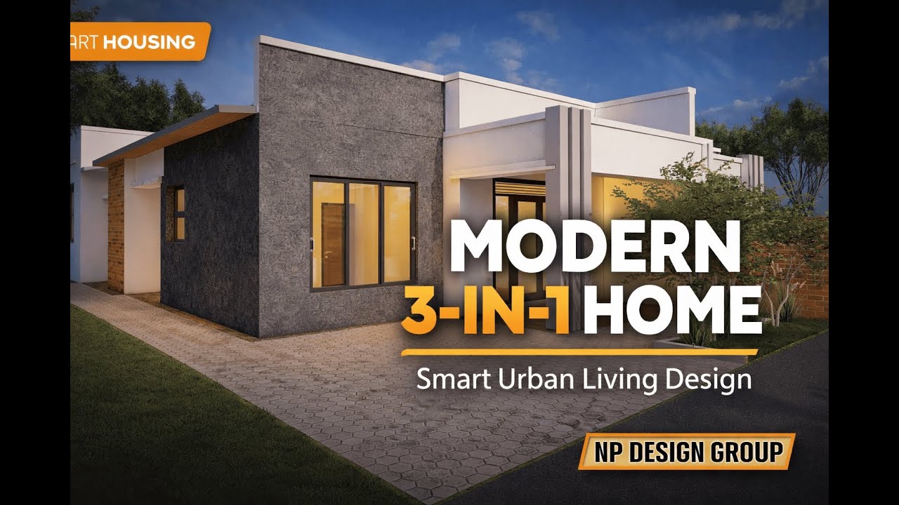 Modern 3-in-1 Residential Design | Smart Urban Living by NP Design Group