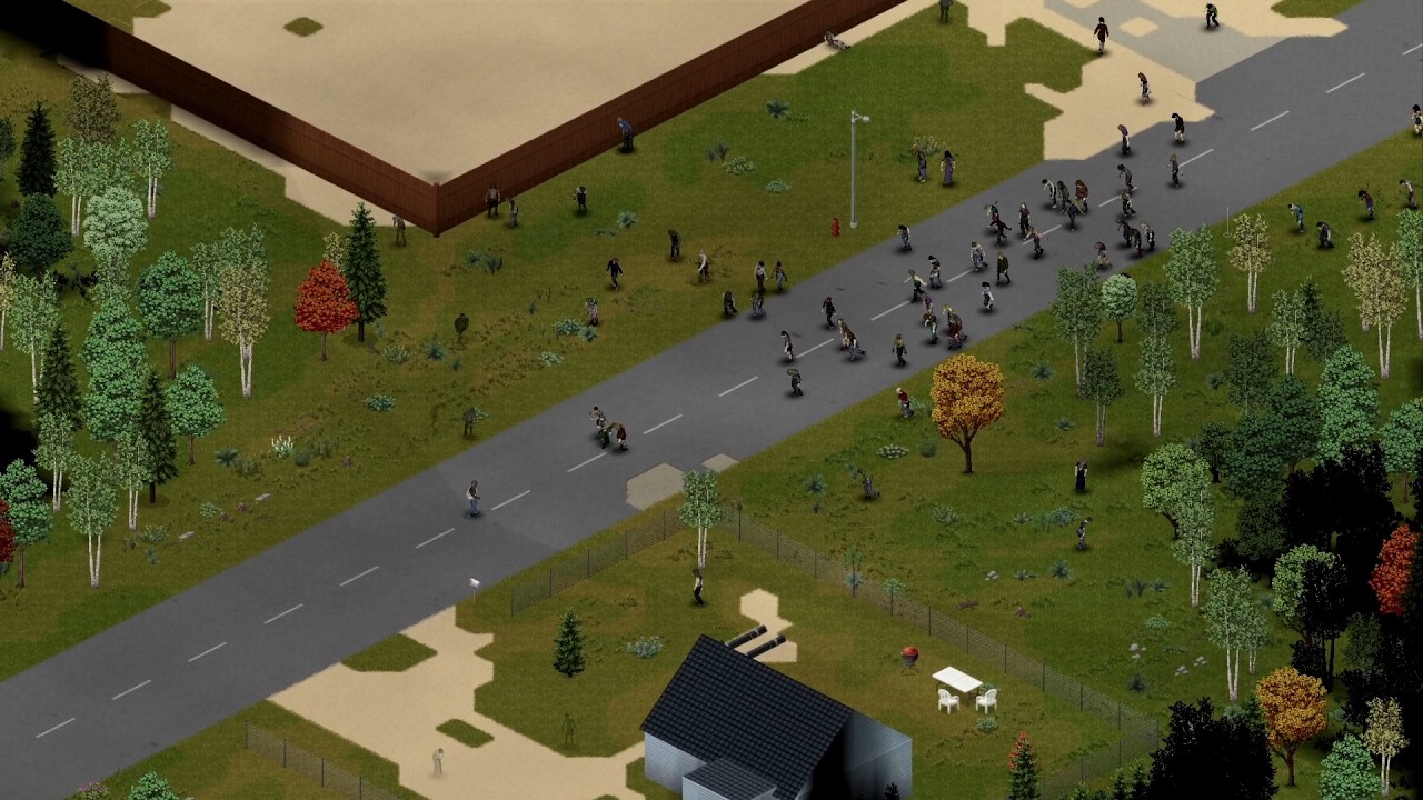 (Build 42)Project Zomboid Insane Population - 1 (First two days)