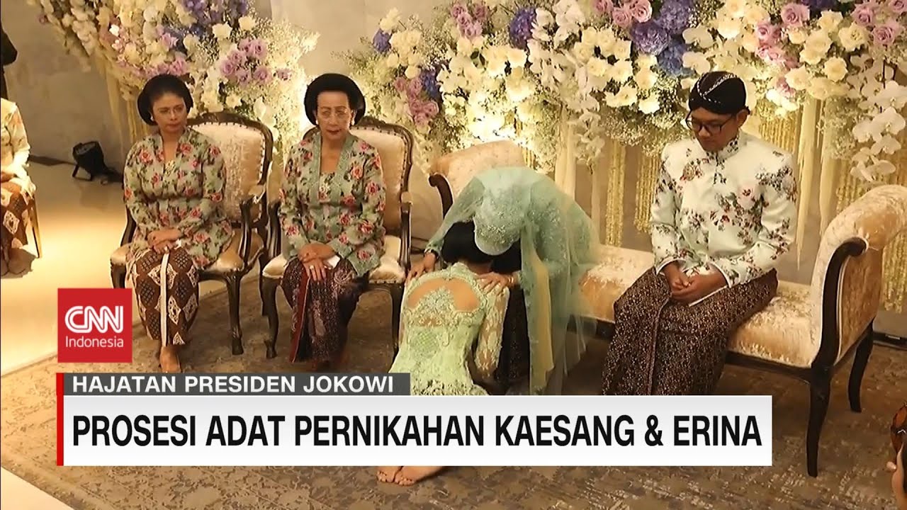 Urutan Prosesi Adat Jelang Pernikahan Kaesang & Erina