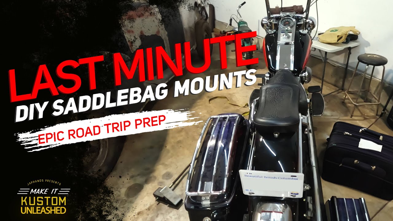 LAST MINUTE! DIY Saddlebag Mounts Before BIG Motorcycle Adventure