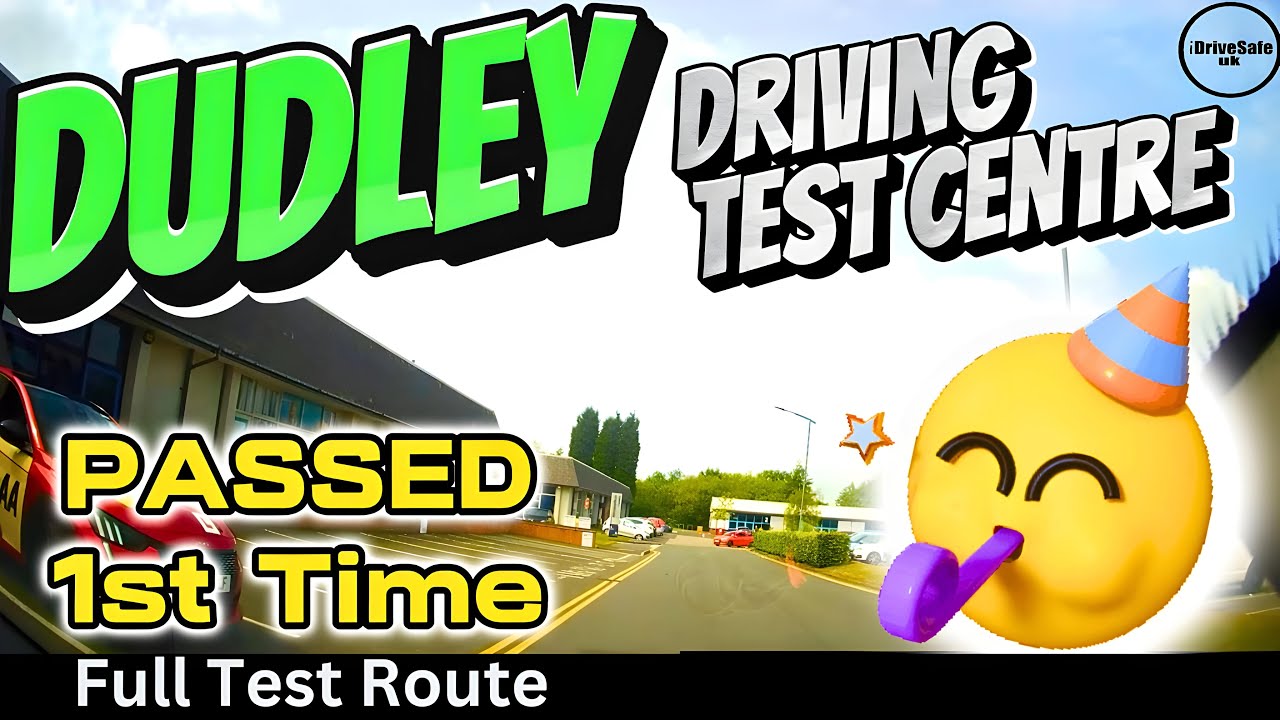 Dudley Driving Test Centre  (#1) ROUTE WITH ROAD NAMES #drivingtest