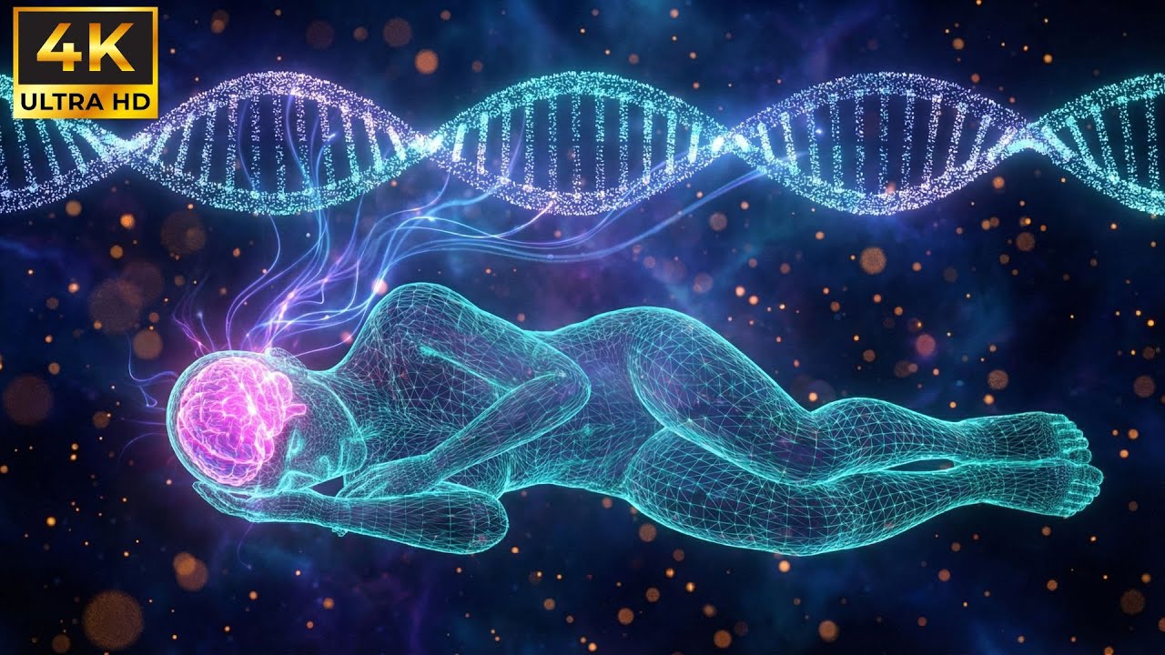 Deep Sleep Music | 528hz Whole Body Healing Frequency, Melatonin Release, Stop Overthinking