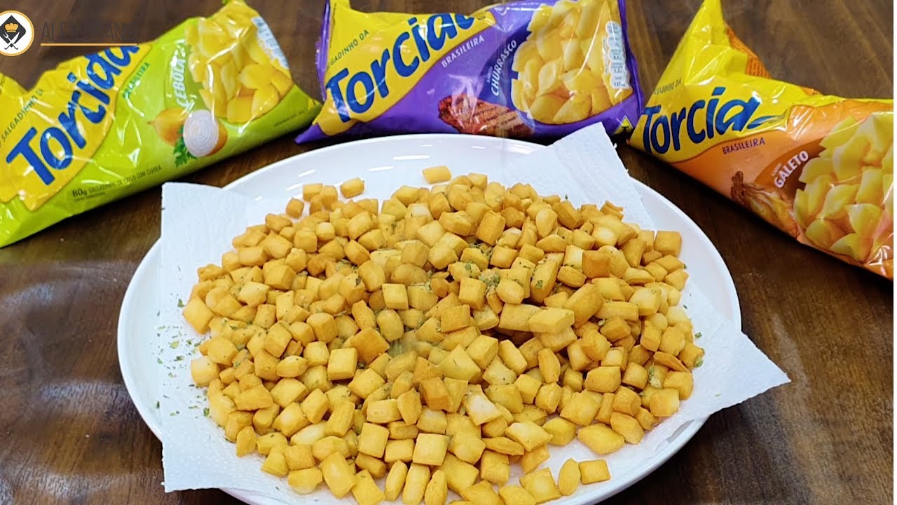 3 INGREDIENTES E VOCÊ FAZ UM SALGADINHO TORCIDA NA SUA PRÓPRIA CASA!