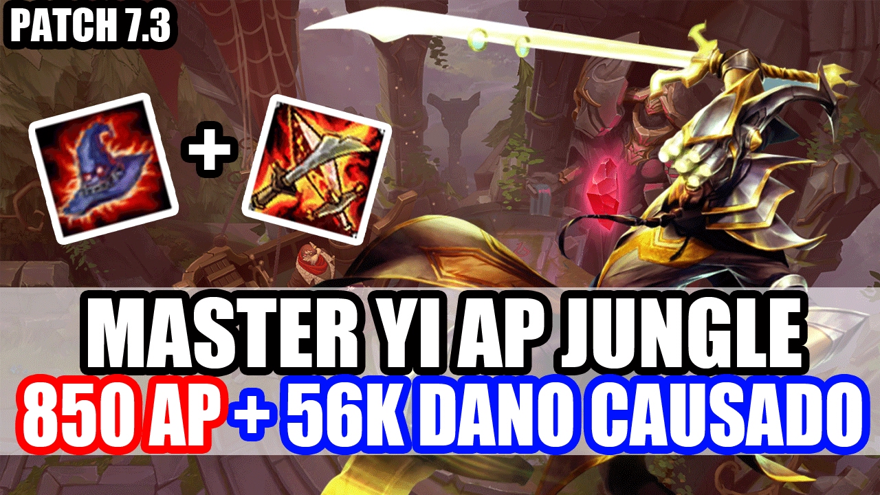 MASTER YI AP JUNGLE - NÃO RESPEITARAM A MINHA BUILD!!! PATCH 7.3