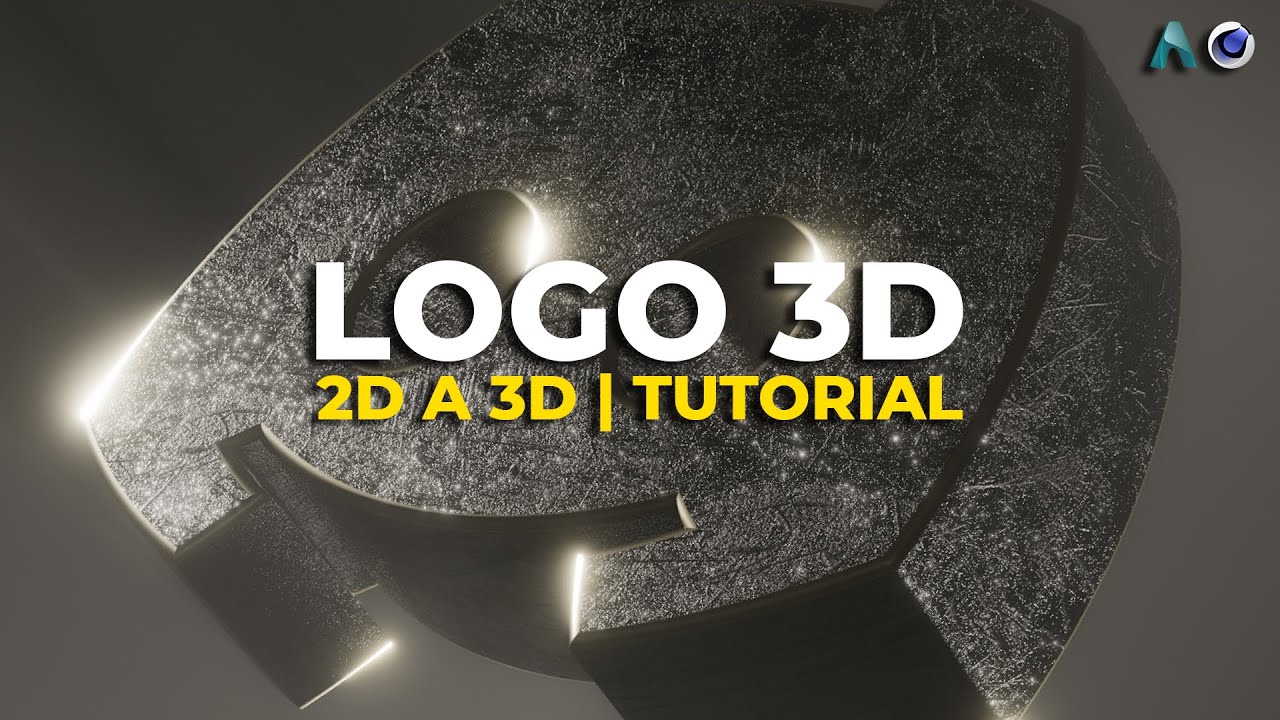 Transforma tus Logos 2D a 3D | Tutorial Cinema 4D 2023 & Arnold Render