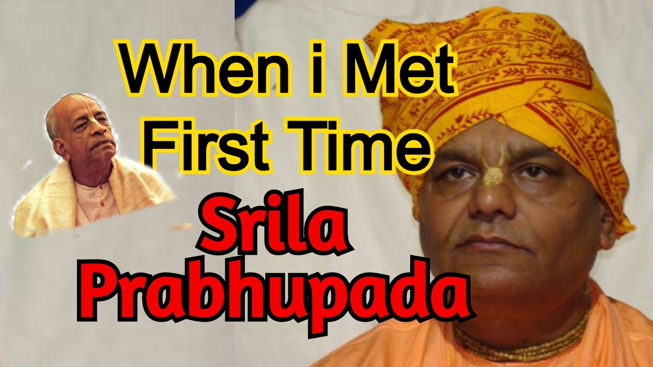 When i met first time SRILA PRABHUPADA || HH RadhaGovind Maharaj Ji