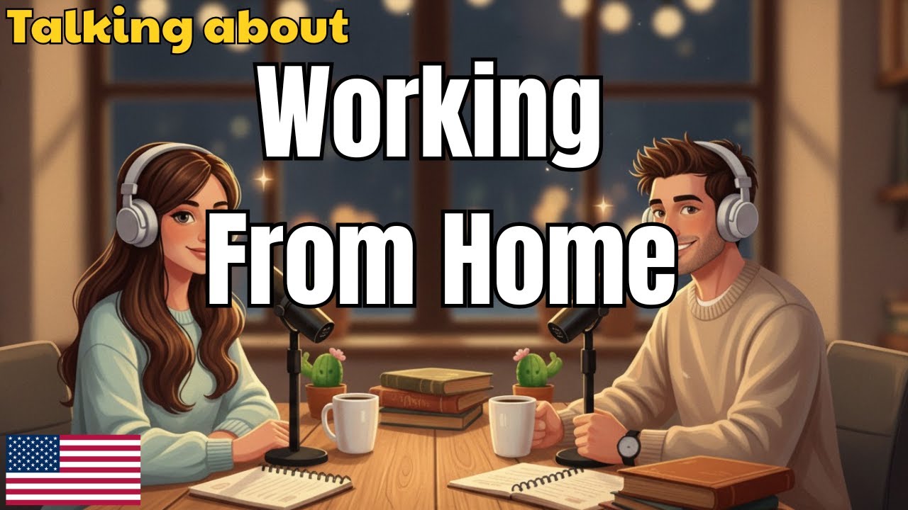 Talking About Working From Home in English| Learn English with Podcast| English Podcast Conversation