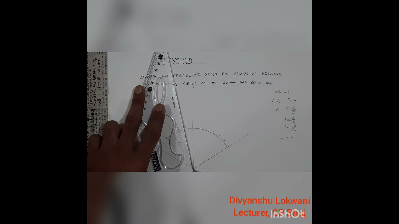 Engineering Drawing - Epicycloid
