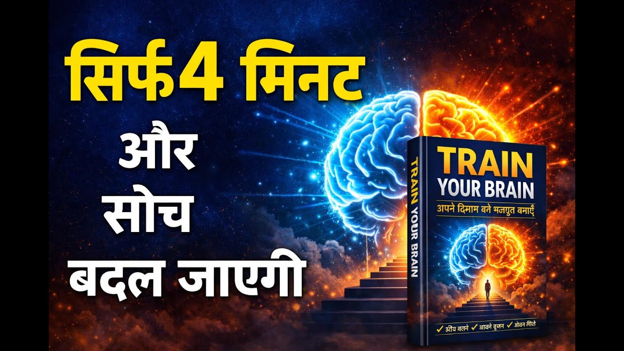Train Your Brain Book Summary | सोच, फोकस और सफलता का रहस्य