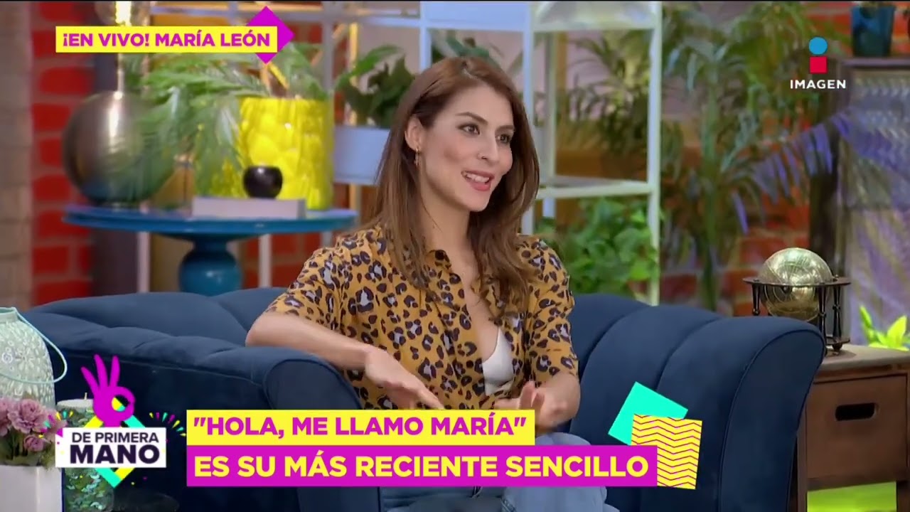 'Lloré muchísimo': María León SE QUIEBRA al hablar de su nueva canción 'Hola soy María' | DPM