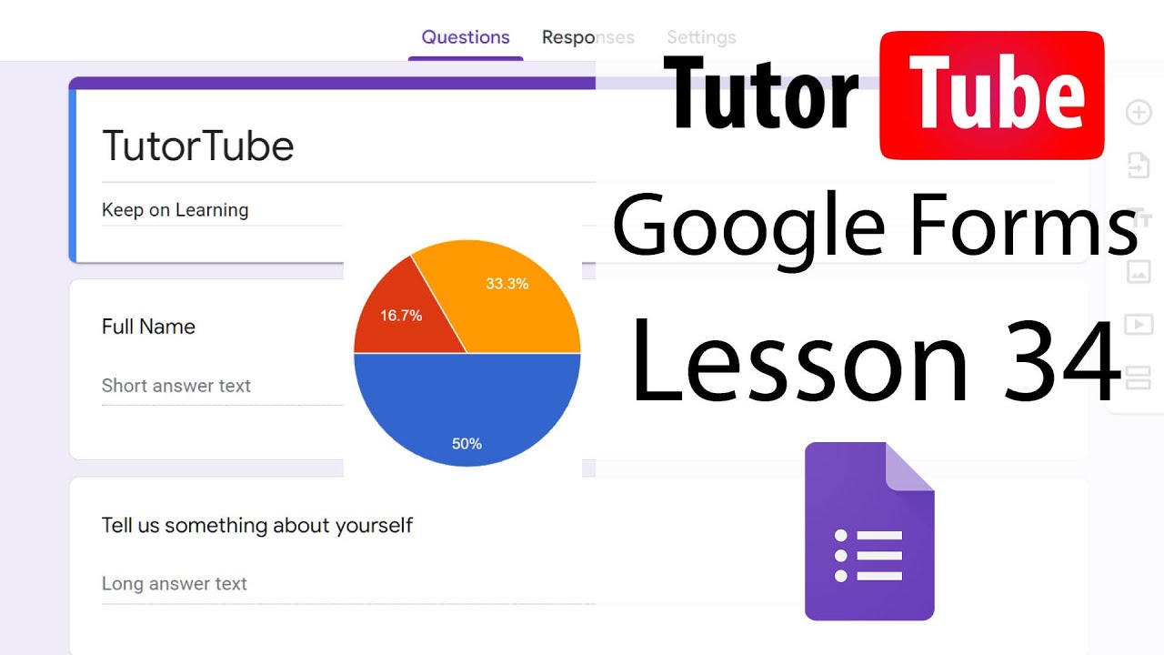 Google Forms Tutorial - Lesson 34 - Emailing Form