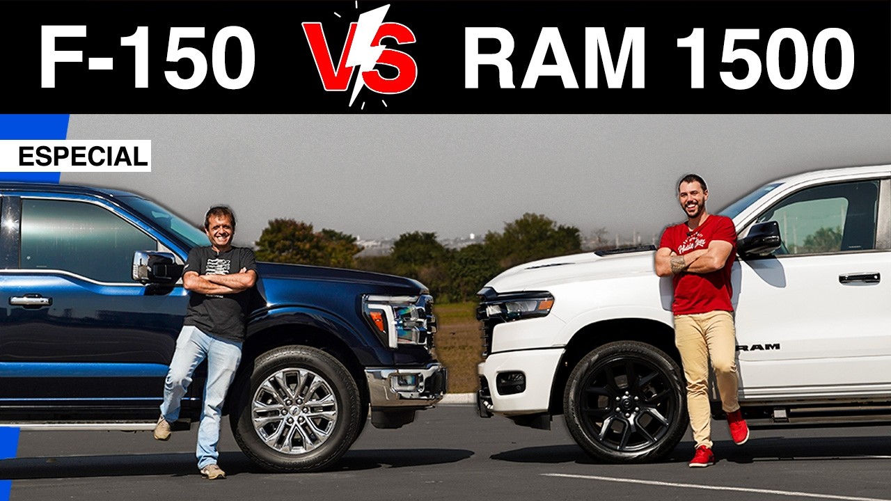 FORD F-150 vs RAM 1500 | Qual a melhor caminhonete full size do Brasil?