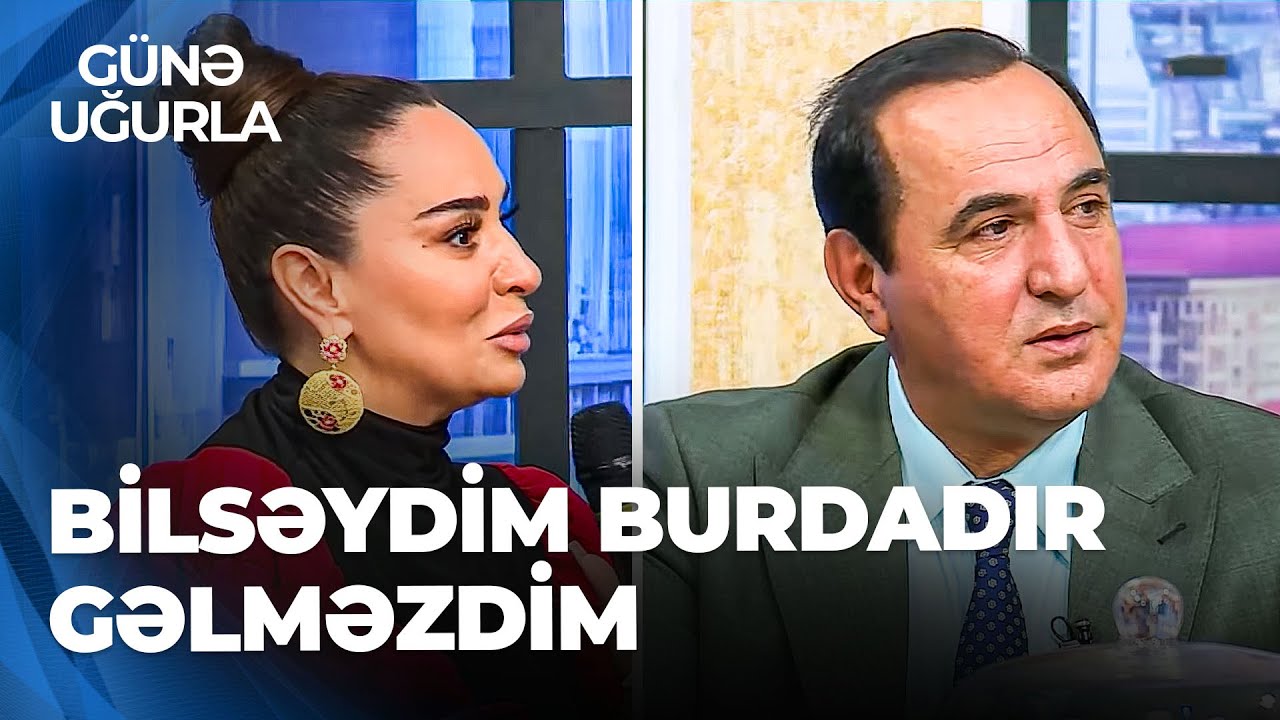 Günə Uğurla -Küslü olan Arzu Qarabağlı Manaf Ağayev canlı efirdə üz-üzə gəldi - Studiyada GƏRGİNLİK