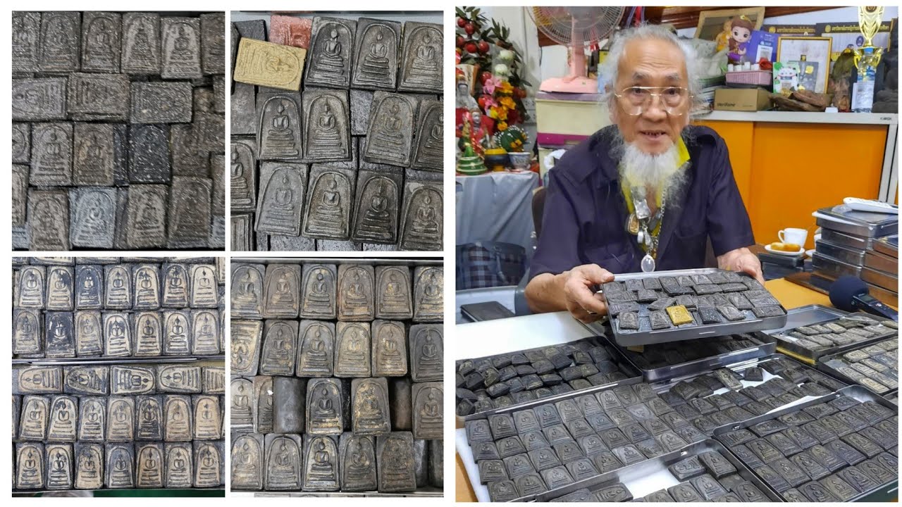 พุทธคุณแรงสุดๆ ในชุดเบญจภาคี!...พระสมเด็จฯดำ ในรังของ 