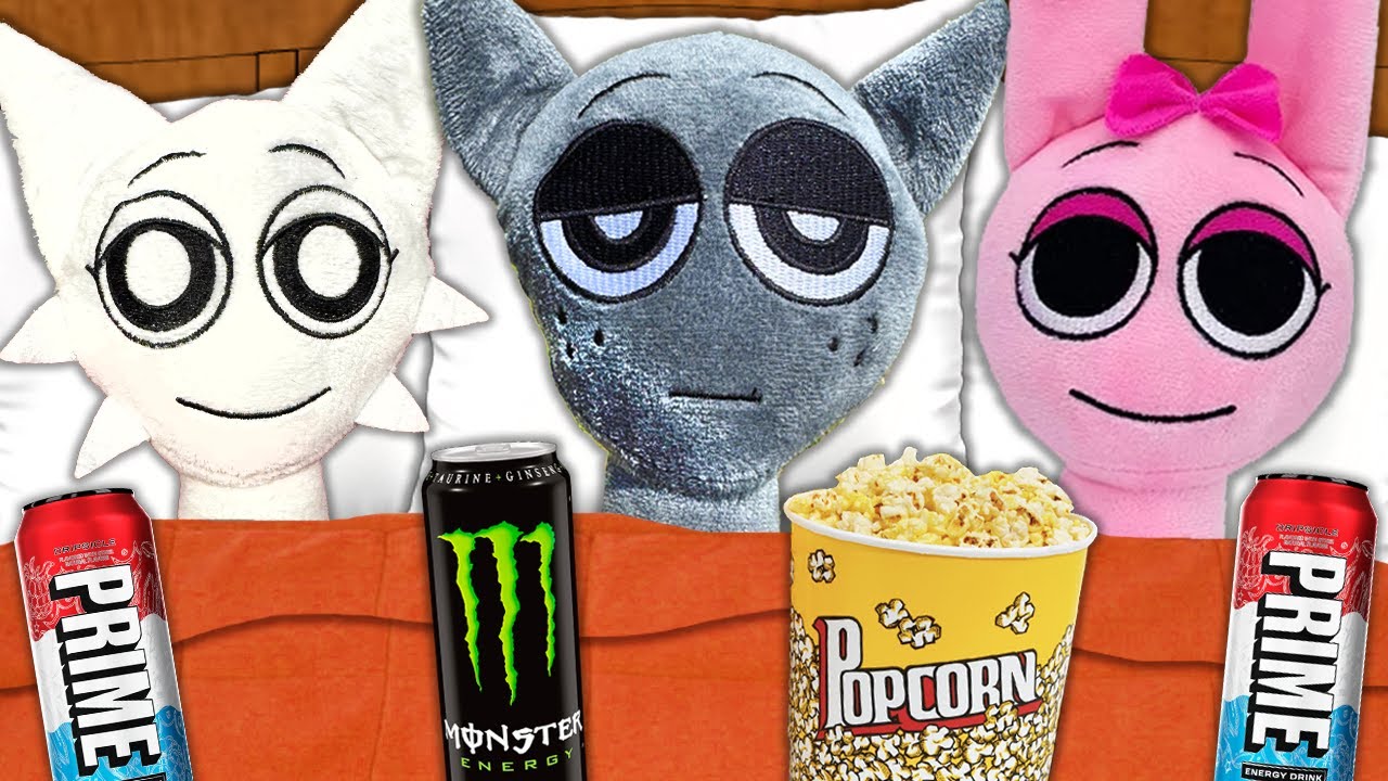 Ночёвка у Грея! - Плюшевая игрушка Спрунки