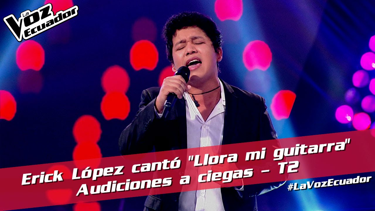 Erick López cantó 