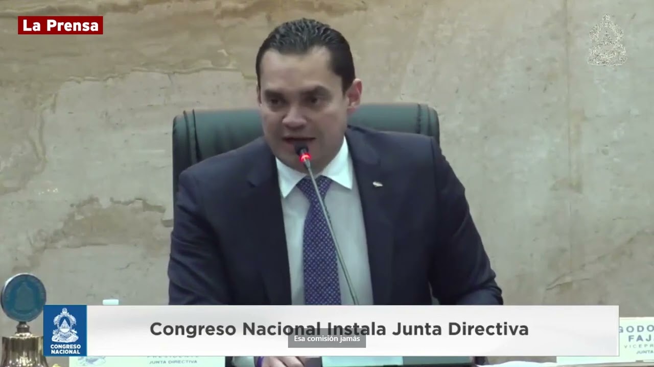 Esto dijo Tomás Zambrano en su primer discurso como presidente electo del Congreso Nacional