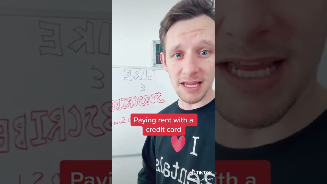 Paying rent with a credit card