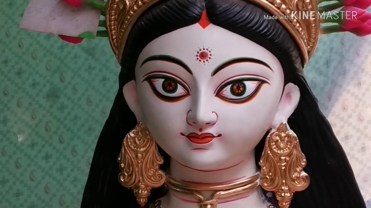 SOVA BAZAAR SARASWATI IDOL - MODEL NUMBER 01 . KUMARTULI SARASWATI PRATIMA 2019