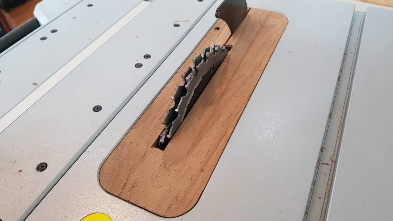 EP.1015 ทำเพลทโต๊ะเลื่อย Table Saw Insertsใส่ใบDado Blade กับ BOSCH 10XC