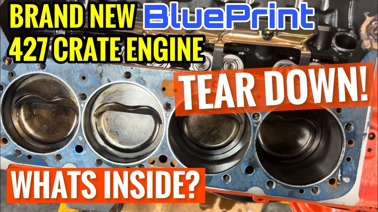 YES WE REALLY DID IT! Tearing Apart A BRAND NEW BLUEPRINT 427 SBC CRATE ENGINE! 👀WHY!?