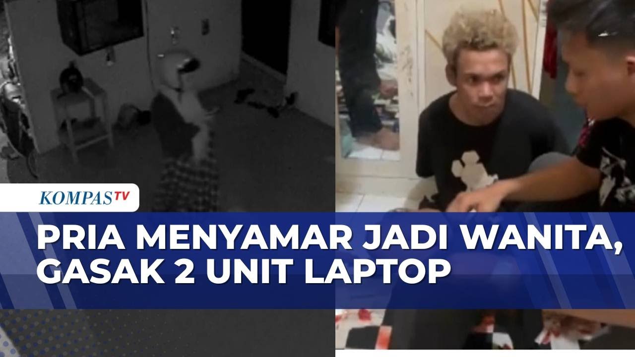 Nekat! Pria di Kendari Nyamar Jadi Wanita Berhijab Demi Mencuri 2 Unit Laptop | SAPA SIANG