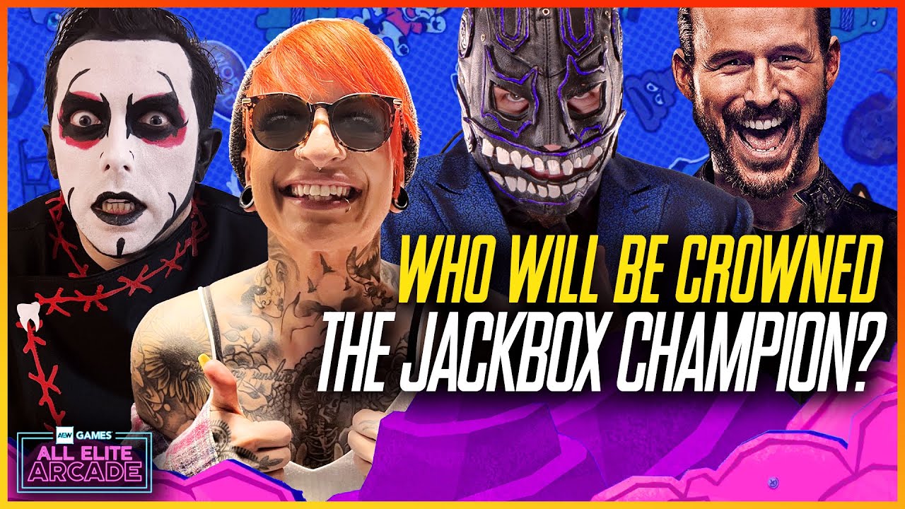 JACKBOX WITH AEW WRESTLERS IS HILARIOUS | All Elite Arcade
