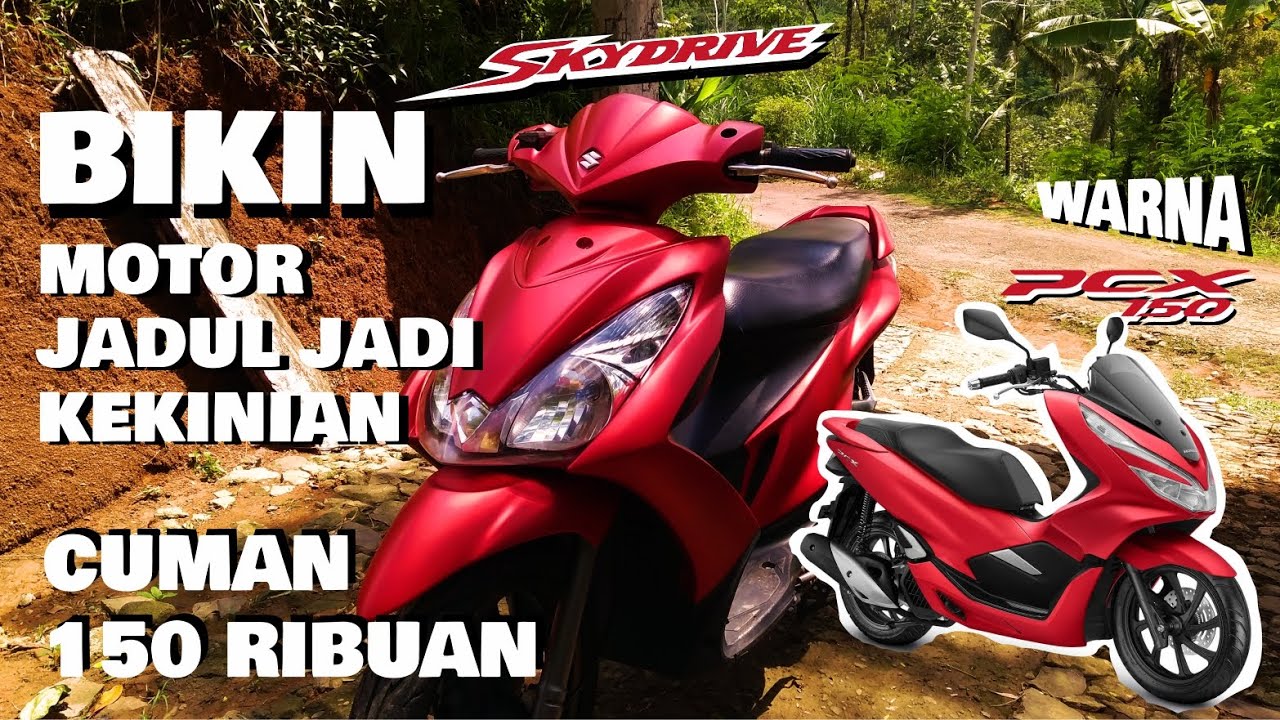 CAT BODY MOTOR SUZUKI SKYDRIVE 2009 DENGAN SAPPORO ULTIMATE MAJESTIC RED