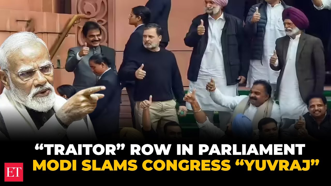 'Congress’ Yuvraj called Sikh MP a traitor, his arrogance at its peak”: PM slams Rahul Gandhi in RS