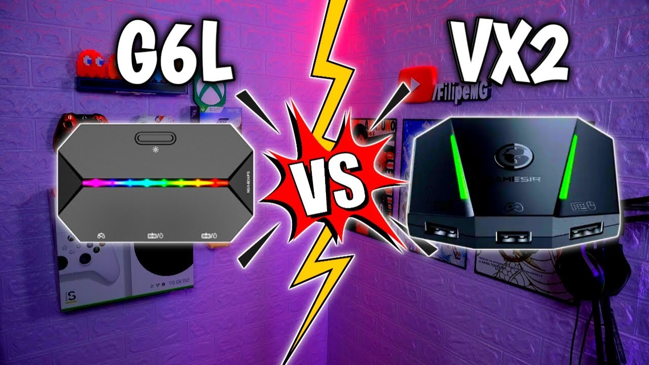 ADAPTADOR G6L vs ADAPTADOR VX2 Aimbox Qual o Melhor para Jogar de Mouse e Teclado?