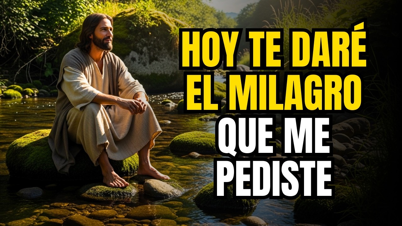 DIOS TE DICE: NO VOY A DESCANSAR HASTA ENTREGARTE EL MILAGRO QUE PEDISTE