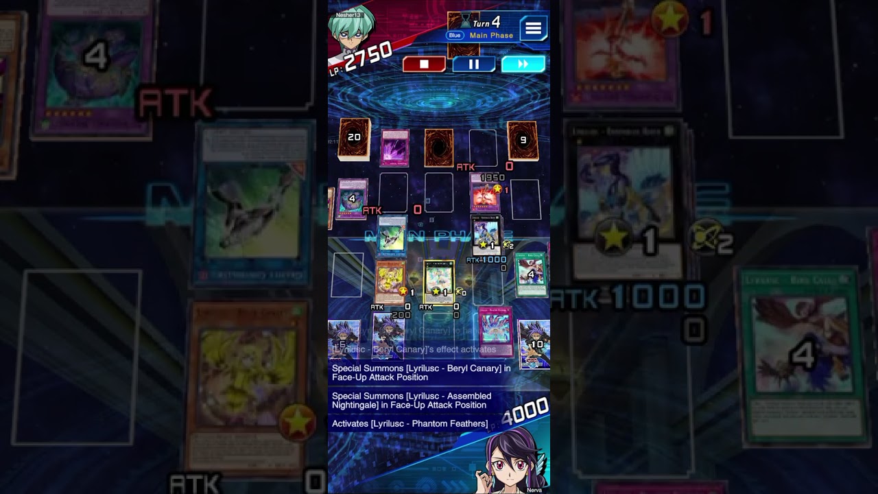 Yu-Gi-Oh Duel Links((Lyrilusc Deck VS Shaddoll Deck)) 