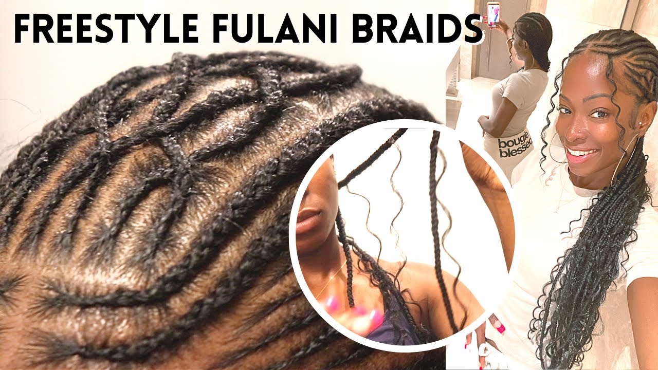 FREESTYLE FULANI BRAIDS FT A NEW KNOTLESS CROCHET METHOD