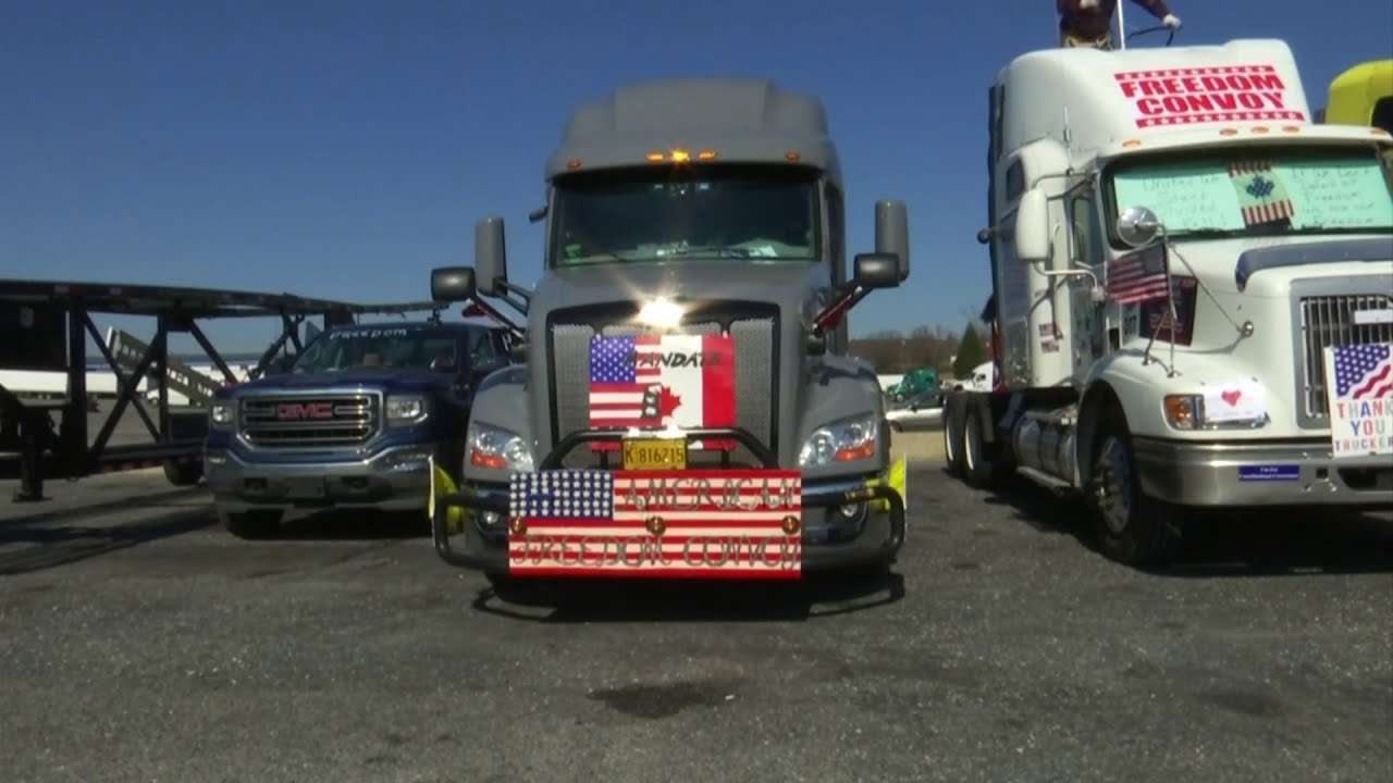 Freedom convoy arrives in Lexington