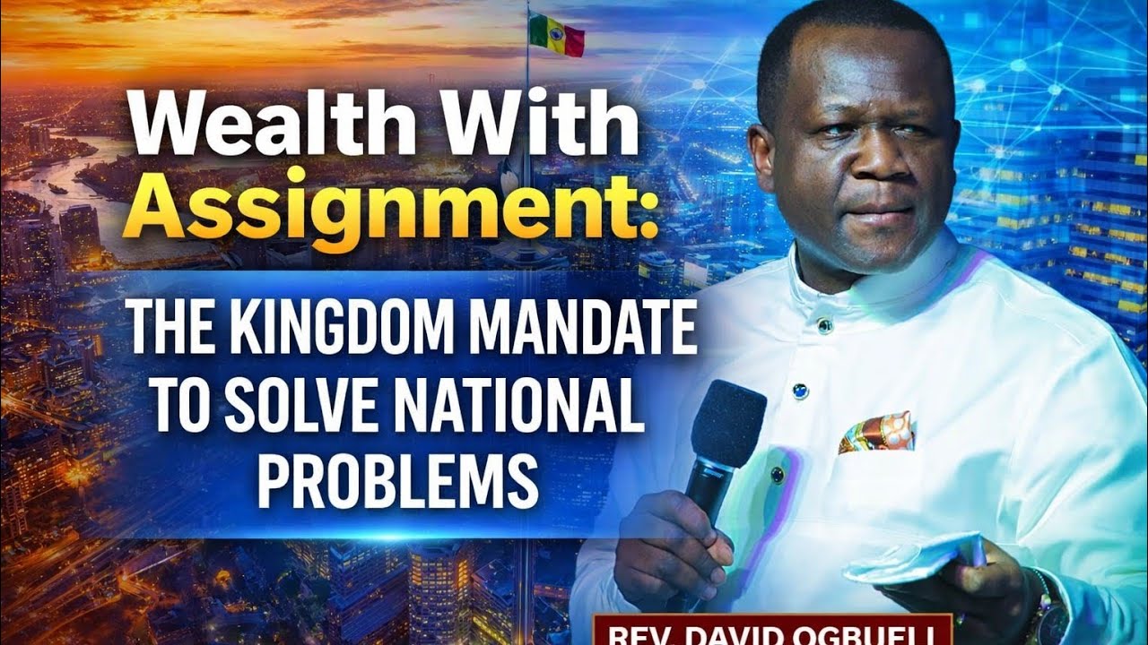 WEALTH WITH ASSIGNMENT|| THE KINGDOM MANDATE TO SOLVE NATIONAL PROBLEM|| DOMINION MANDATE
