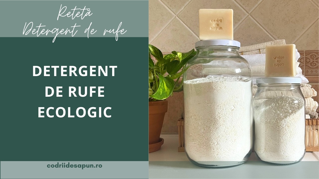 Detergent de rufe ecologic - Rețeta simplă | Homemade Laundry Detergent Receipe