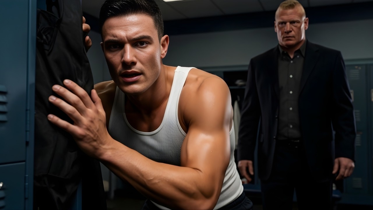 Начинающий рестлер пытался запугать Брока Леснара за кулисами — большая ошибка.