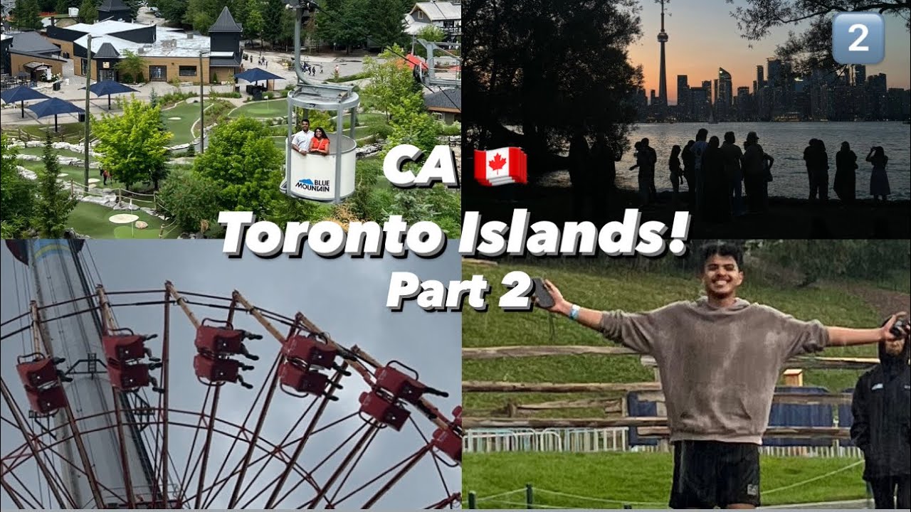 فلوقات كندا 2🇨🇦 || رحنا جزيرة تورونتو وقرية بلو ماونتن + لعبنا في Canada’s Wonderland