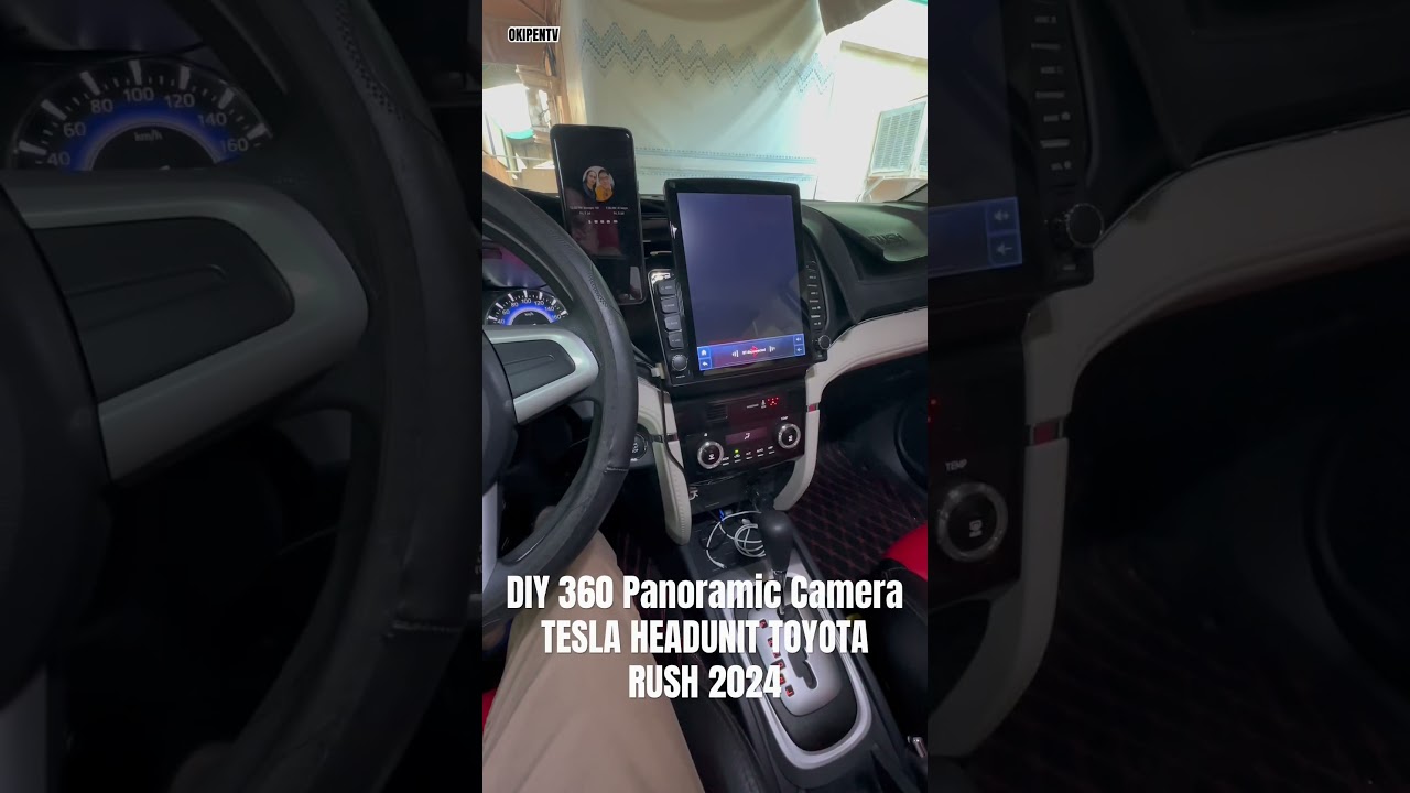360 panoramic camera Tesla Head-unit Toyota Rush 2024
