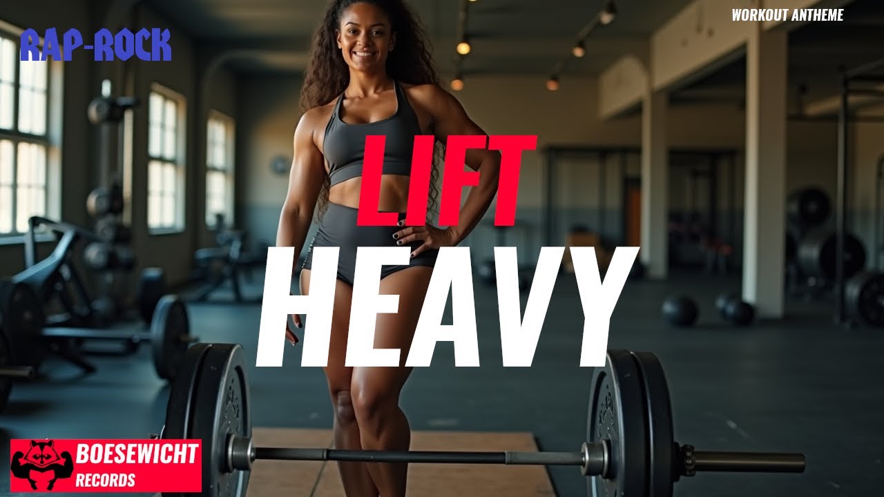 LIFT HEAVY, THINK CLEAR 🔥 Workout Anthem | Rap-Rock (Visualizer)