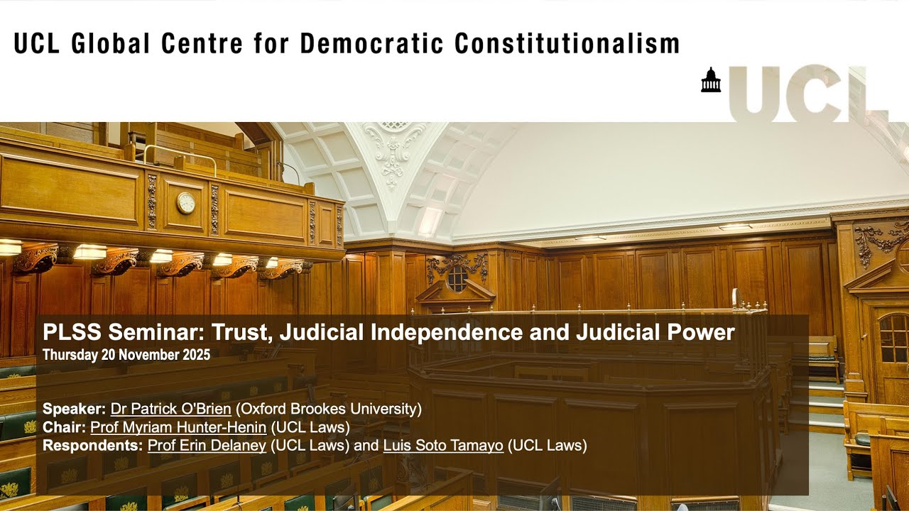 Trust, Judicial Independence and Judicial Power