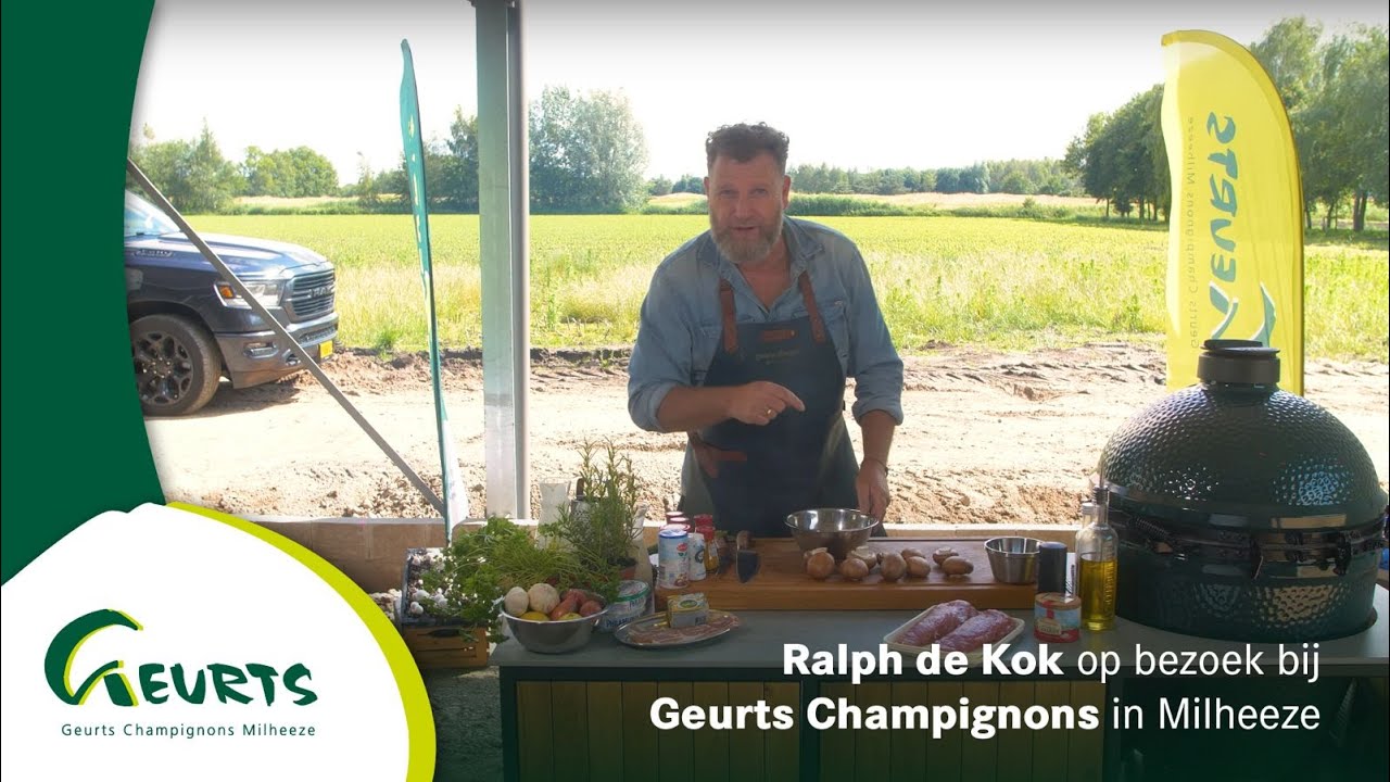 Ralph de Kok op bezoek bij Geurts Champignons in Milheeze