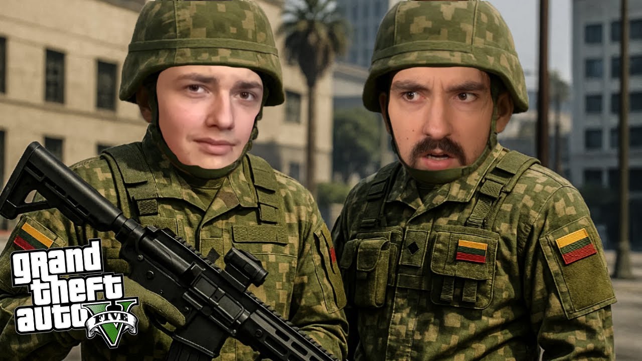 @Tomuxas ir @Twisteris  KELIAUJA į Kariuomenę per GTA RP?