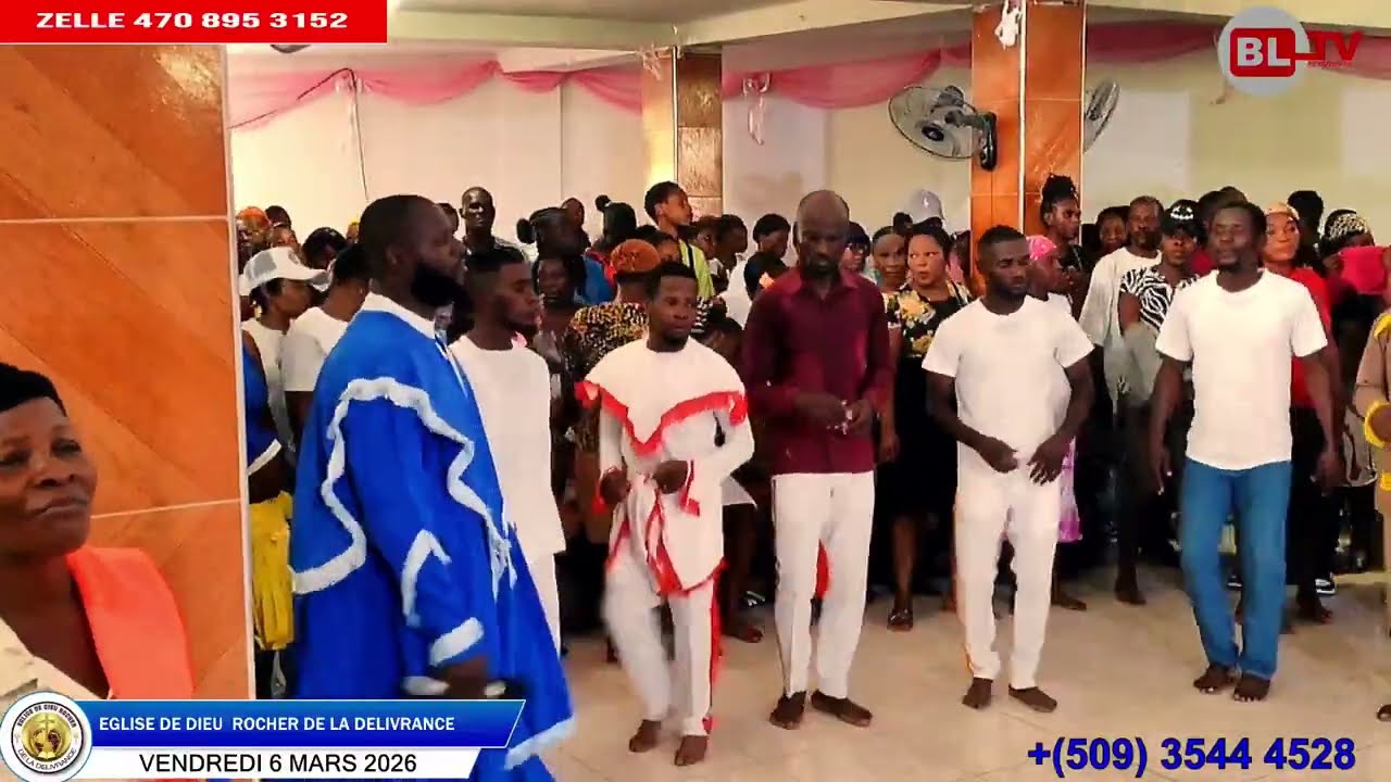 EGLISE  DE DIEU ROCHER DE DELIVRANCE VENDREDI 6  MARS  2026