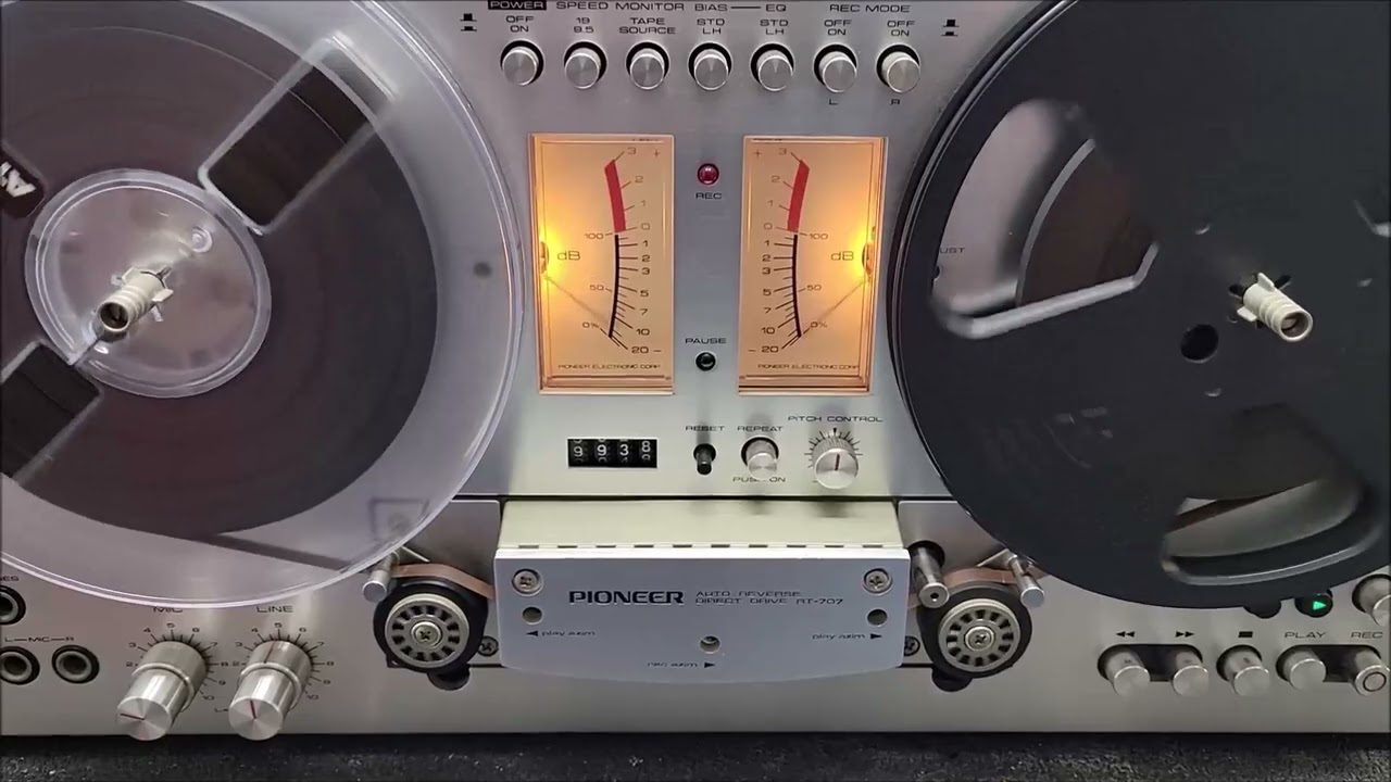 Pioneer RT-707 Reel to Reel.  Speed, Auto Stop and Auto-Reverse Issues
