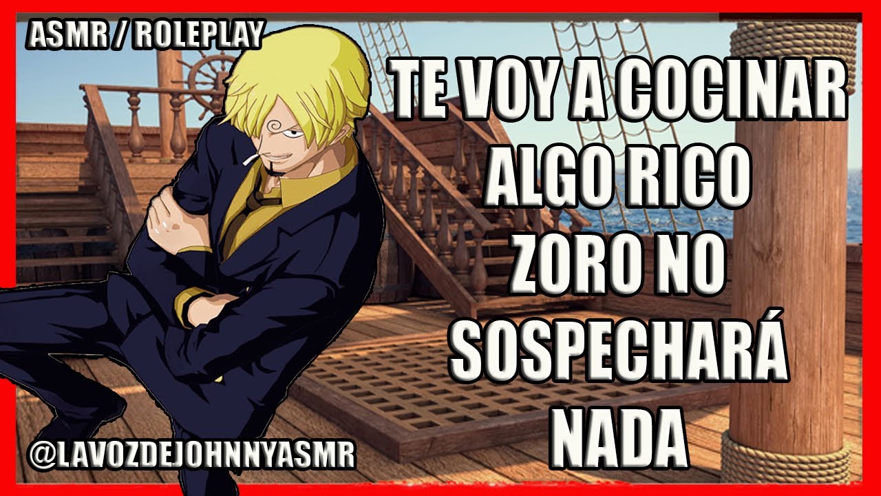 SANJI COCINA PARA TI 😍😍❤ | ASMR/ROLEPLAY | #asmr  #roleplay