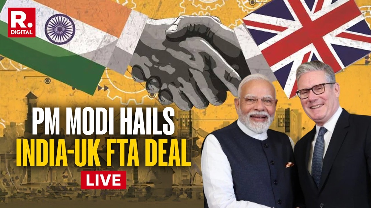 BREAKING LIVE: PM Modi Calls India-UK FTA Deal A 'Significant Moment In Partnership'