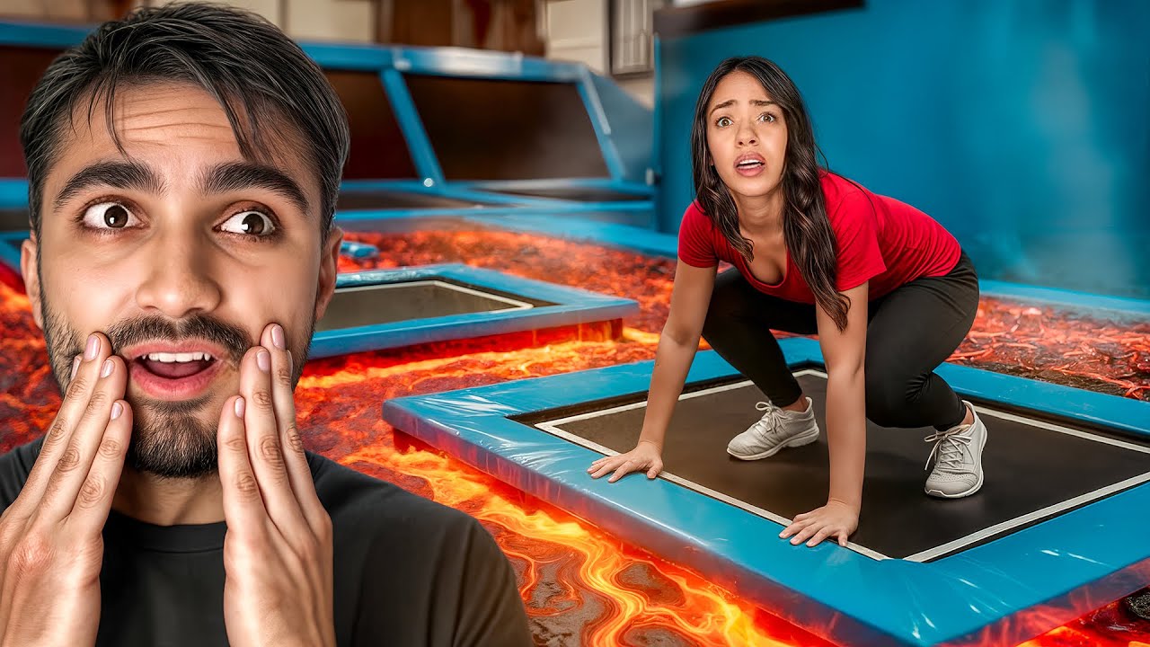 Η ΚΟΠΕΛΑ Μου Έκανε Parkour Στο Trampoline Park!